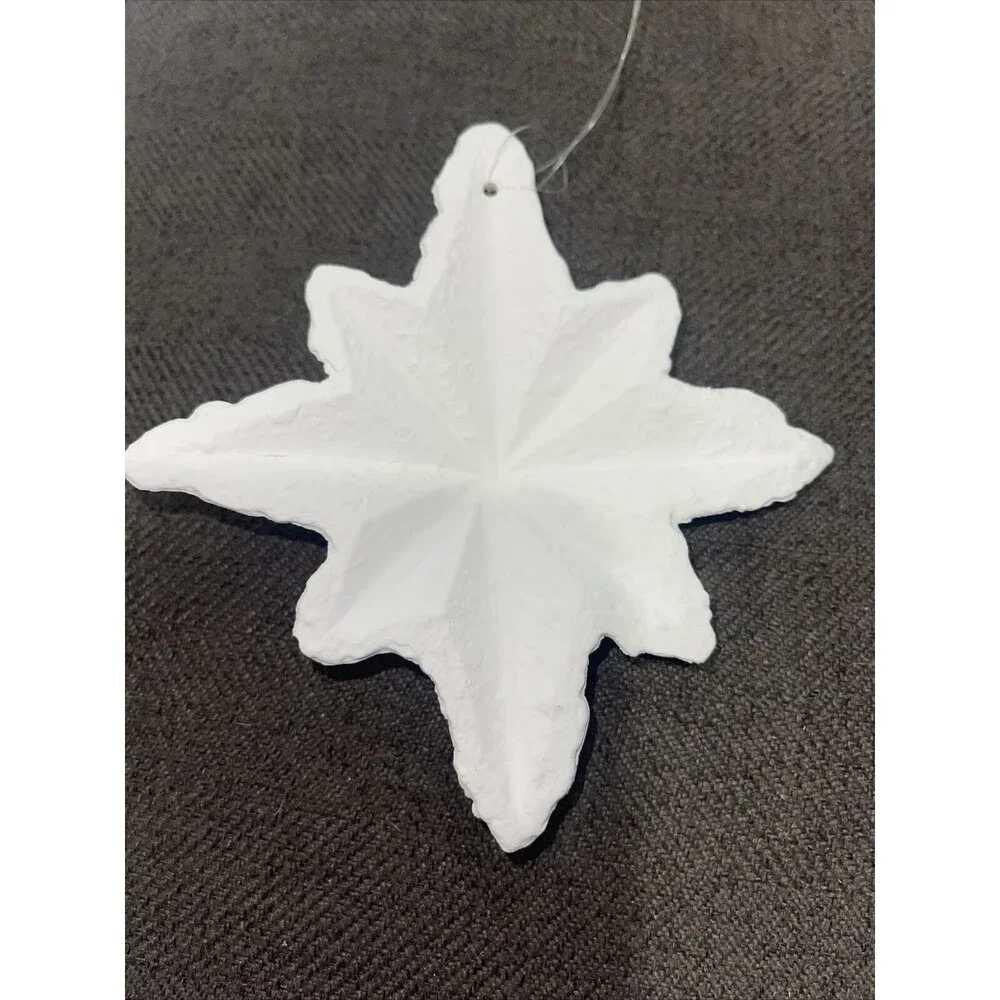 Dept 56 Department Porcelain Papier Ornament Star